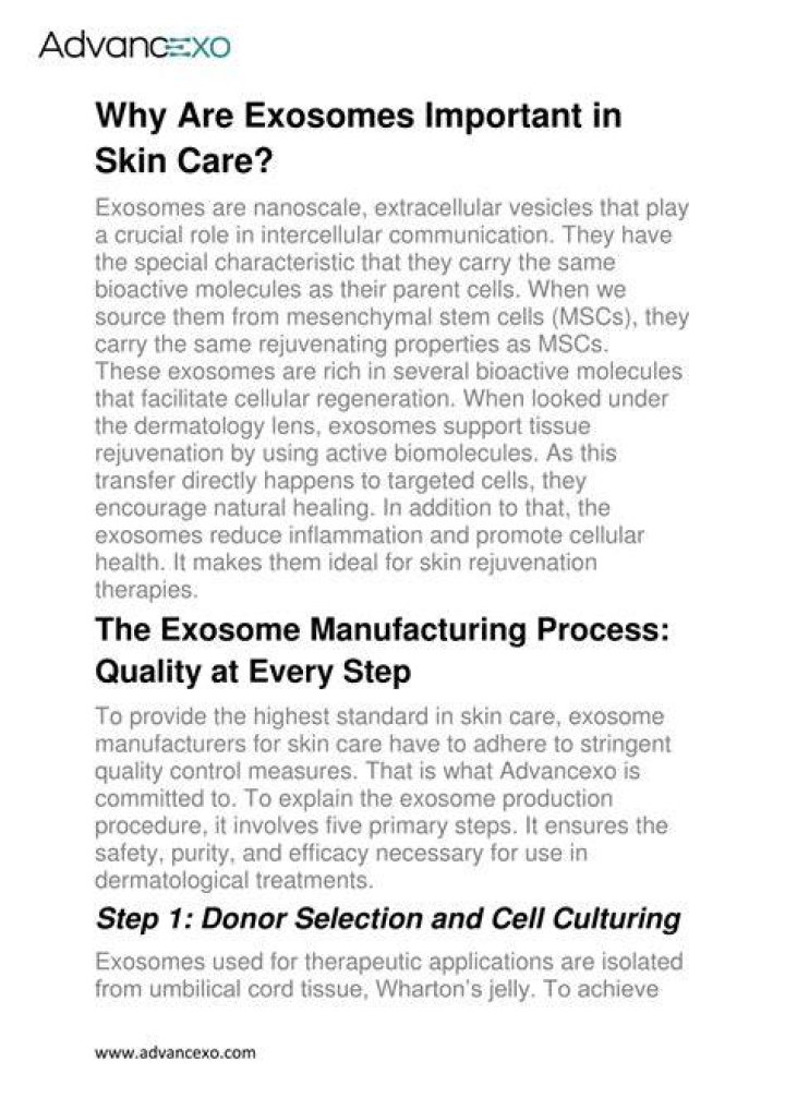 Why are exosomes important?